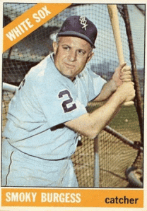 Topps collectors got their first look at Smoky in a White Sox uniform in 1966