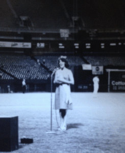 Stephanie singing in Atlanta, from her personal collection